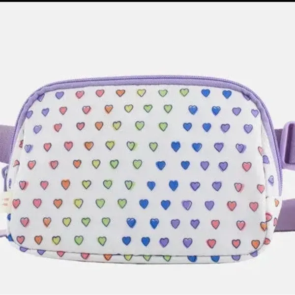 Roller Rabbit NWT Disco Hearts Belt Bag - Image 3
