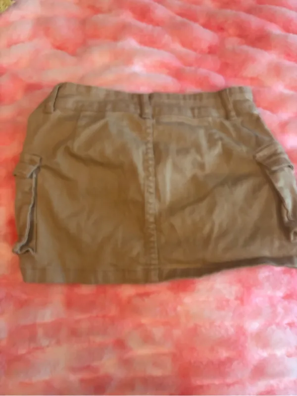SheIn Cargo Skirt - Tan - Image 2