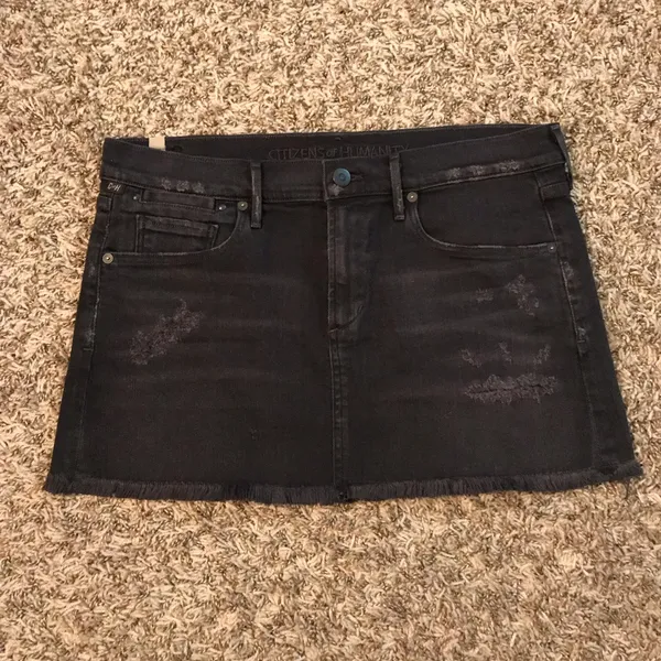 Citizens of Humanity distressed mini skirt - Image 6