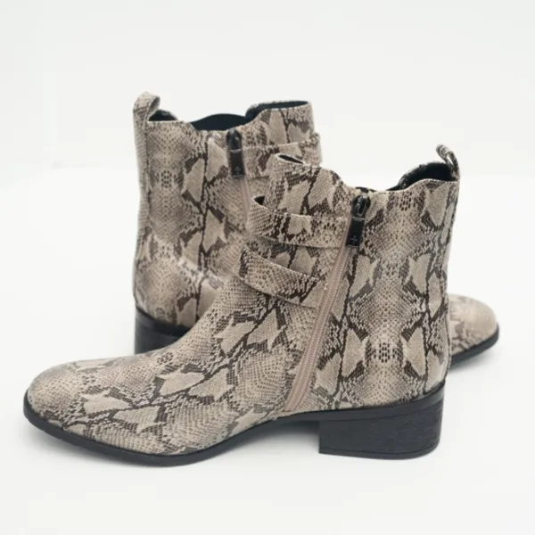 Kenneth Cole Reaction. Snake Skin Print Chelsea‎ Boot. - Image 9