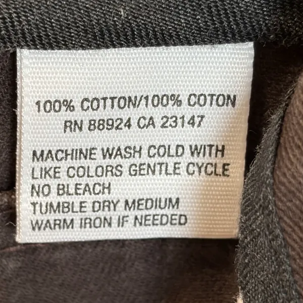 Talbots Petite Womens 4P Jeans Brown Straight Leg 100% Cotton - Image 8