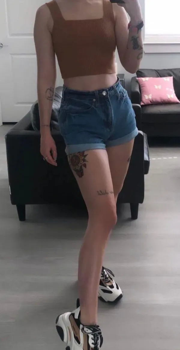 Crop Top Brown Size XS - Image 2