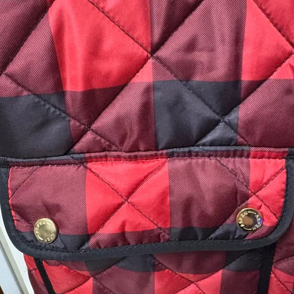 Aspen Women's Red and Black Quilted Vest - Image 5