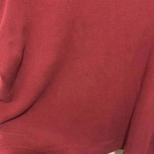 Longaberger Homestead Size Large Red Fleece Quarterzip - Image 7