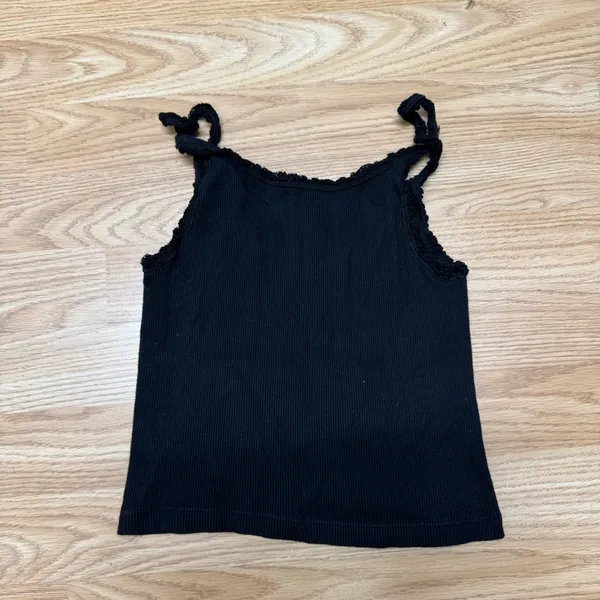 Brandy Melville Lace Trim Ribbed Tank - Image 2