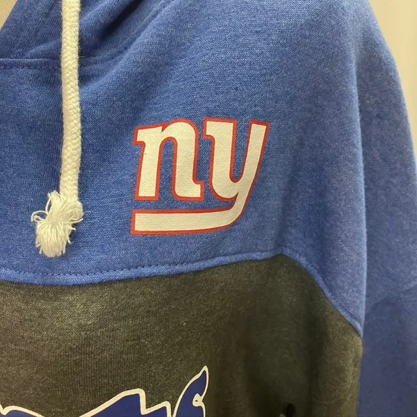 New NFL New York Giants Womens Pullover Hoodie Team Apparel‎ Large Sweatshirt - Image 2