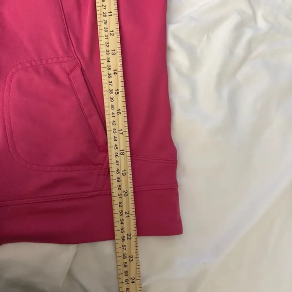 Nike Vintage Hot Pink Full Zip Track Jacket With White And Navy Side Stripes - Image 7