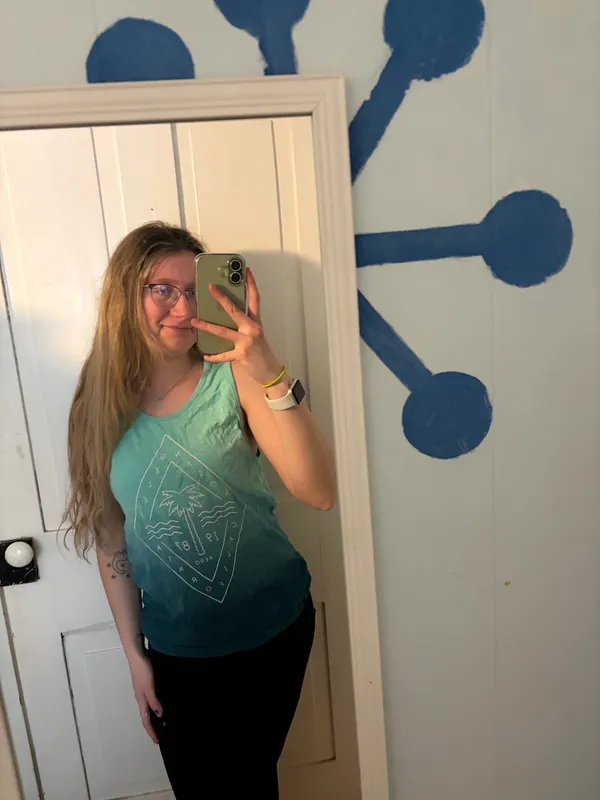 Aéropostale free state los Angeles blue tank top - Image 2