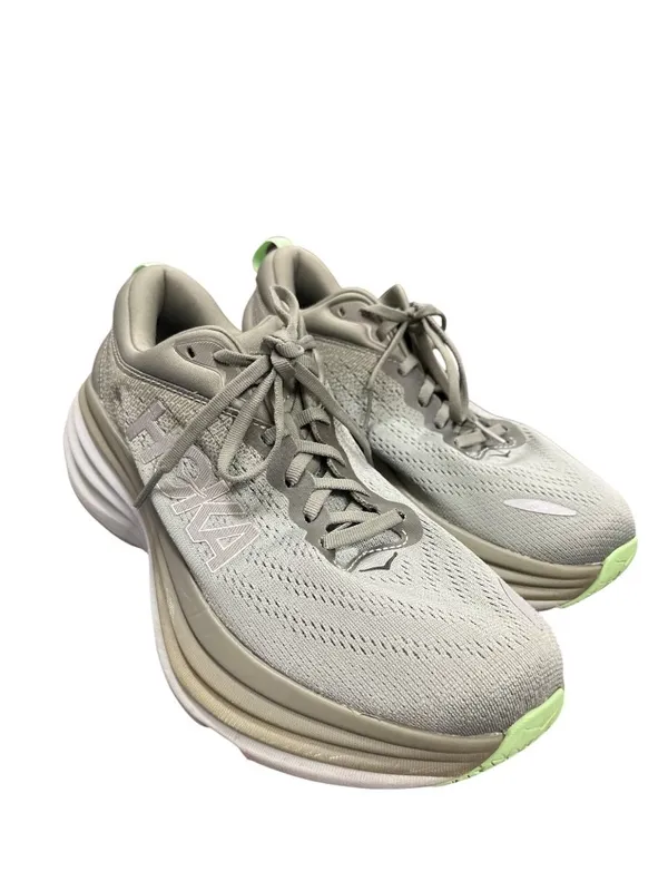 Hoka Bondi 8 wms gray green casual athletic running sneakers sz 9B SKU 10-209 - Image 14