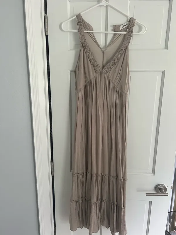 Tan maxi dress - Image 2