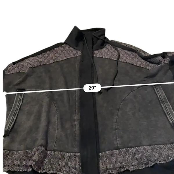 Oli & Hali Lagenlook Zip Jacket Women's Large Charcoal Gray‎ Casual Layered - Image 8