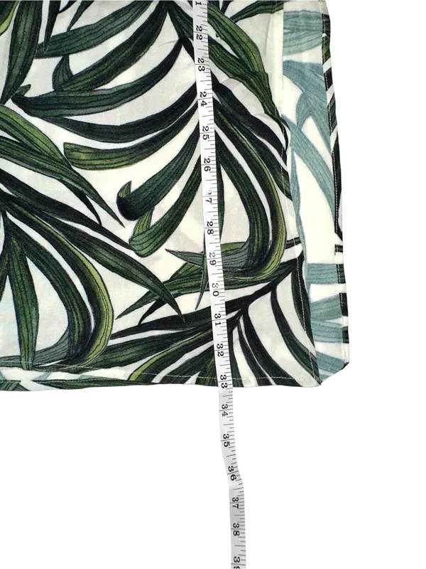 Show Me Your Mumu Byron Green Leaf Halter Mini Dress XS in Peruvian Palm Breeze - Image 8