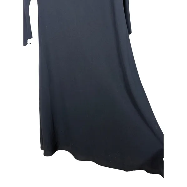 Chadwicks Womens Black Empire Waist Long Sleeve Maxi Dress Size 10 - Image 4