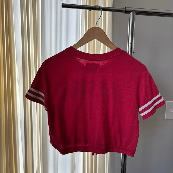 Limited Too Y2K Graphic Baby Tee Crop Juniors Medium California Preppy Americana - Image 12