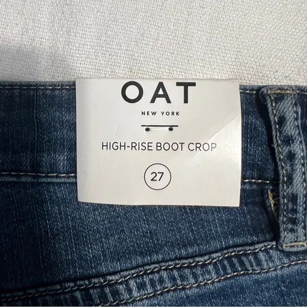 OAT NY NWT High Rise Boot cut size 27 Blue - Image 3