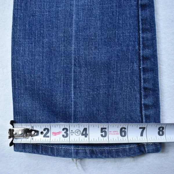 7 For All Mankind A-Pocket Bootcut Jeans Blue Medium Wash U130055U-055U Size 27 - Image 6