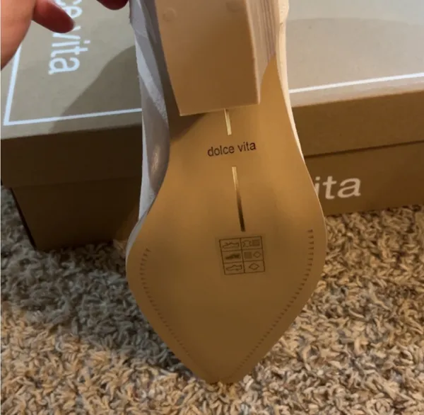 Women’s cream ankle boots - Image 3