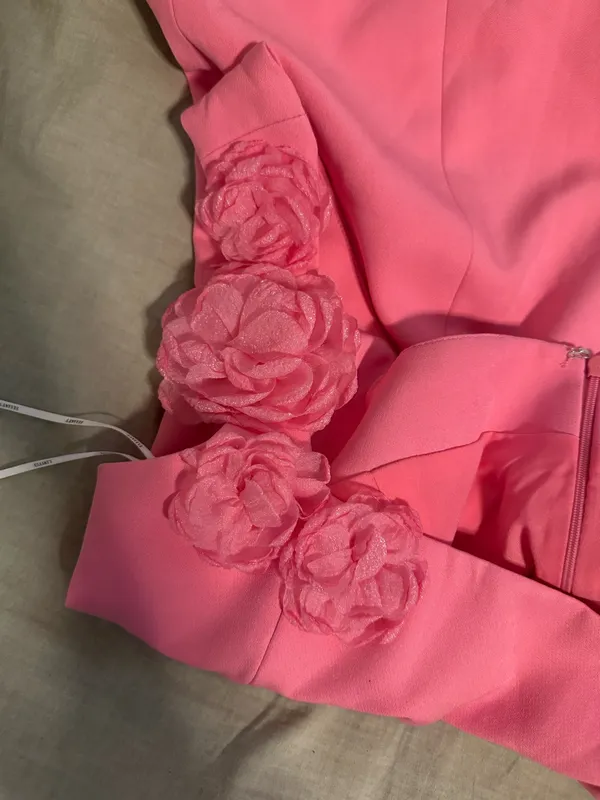 Revolve Mini Dress Pink Floral - Image 8
