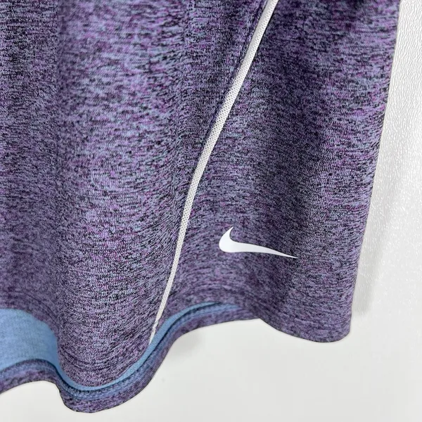 Nike dri-fit Purple drawstring shorts Women's Size Medium Athletic‎ Running - Image 2