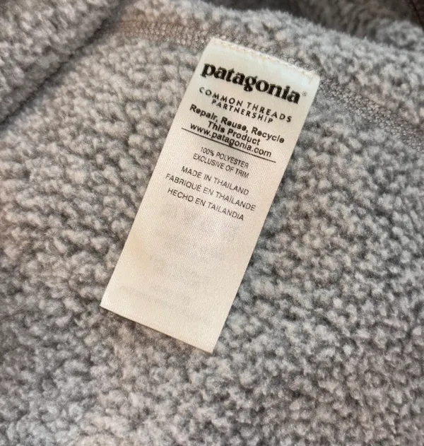 Patagonia Chi Omega Gray Quarter Zip Pullover - Image 6