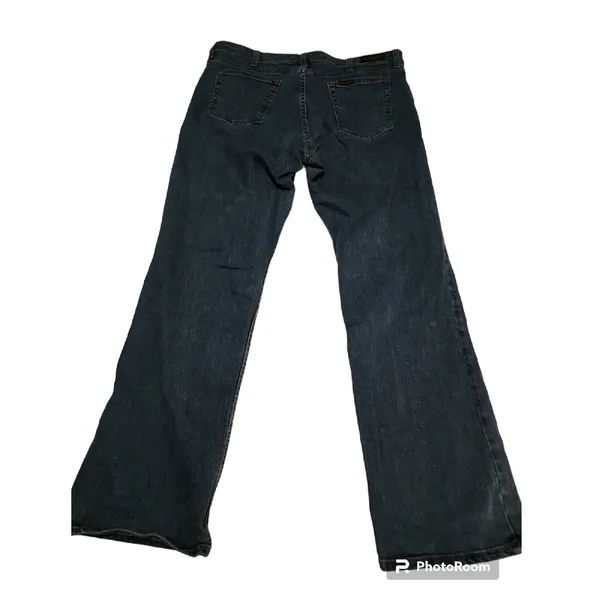 Harley-Davidson Denim Jeans Bootcut Dark Wash Embroidered‎ Pockets Women's 16P - Image 3