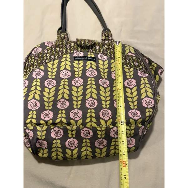 Petunia Pickle Bottom Wistful Weekender Tote Floral Diaper Bag Spring RARE XL - Image 3