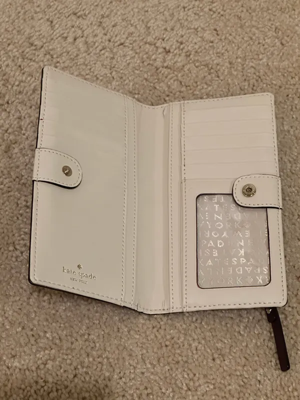 Kate Spade Dark Plum Card Holder - Image 4