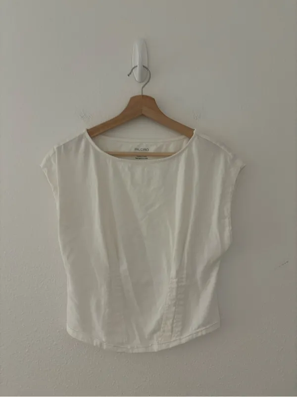 Anthropologie Pilcro Corset Tee - Image 2