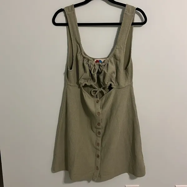 Free People Women's Olivia Mini Dress Size L - Image 8