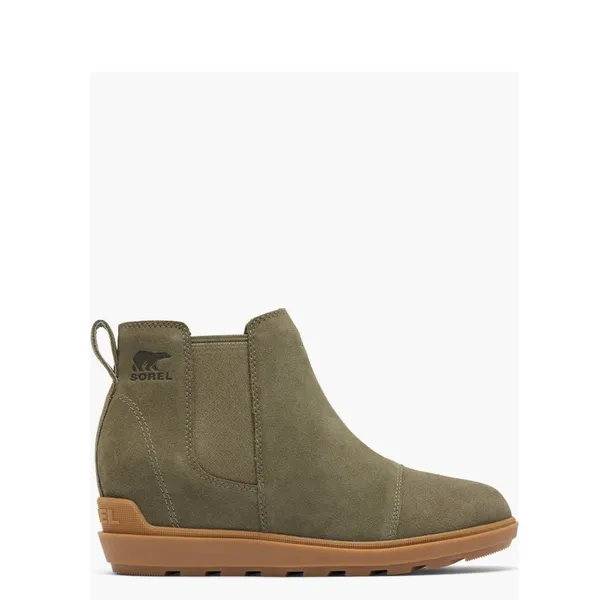 Sorel Evie II Waterproof Chelesa Bootie, Size 5.5 Stone Green, Leather/Suede NWT - Image 12