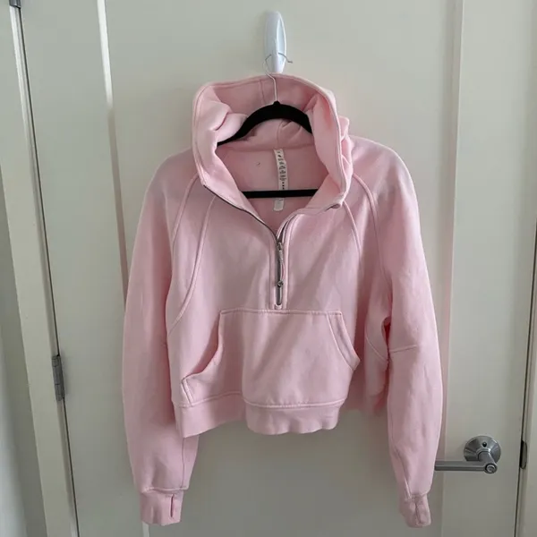 💖✨Lululemon Original Strawberry Milkshake Scuba Oversized Cropped Hoodie - Image 3