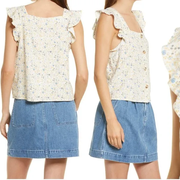 Madewell New Floral Top - Image 5
