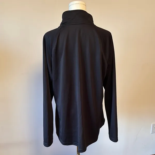 Avia Black Boxy Polo Sweatshirt - Image 4