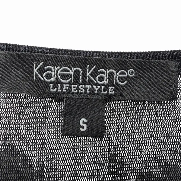 Karen Kane Sheer Mesh Floral Top Women's Small Fairy Coquette Festival Indie Y2K - Image 7