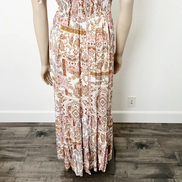 [Vici Collection] Call Away Floral Maxi Dress Smocked Bodice NWOT Tiered Size XL - Image 8