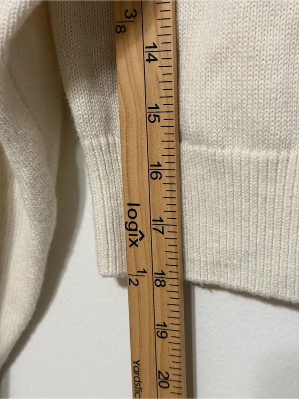 Aritzia Wilfred Free Wool Cotton Harper Sweater Size XS Oversized minimalist - Image 8