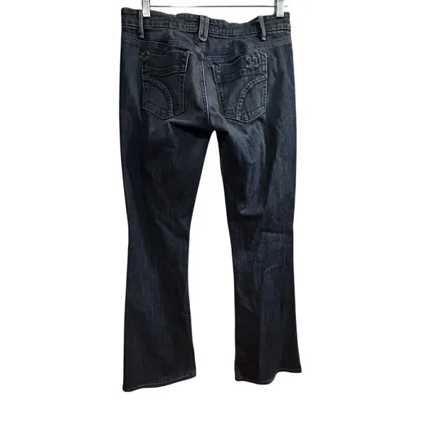 Joe's Jeans Women's Flare Jeans Black Dark‎ Wash Stretch Size 31 - Image 6