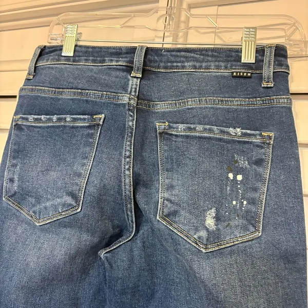 Risen Paint Splatter‎ Jeans Size 7/28 - Image 6