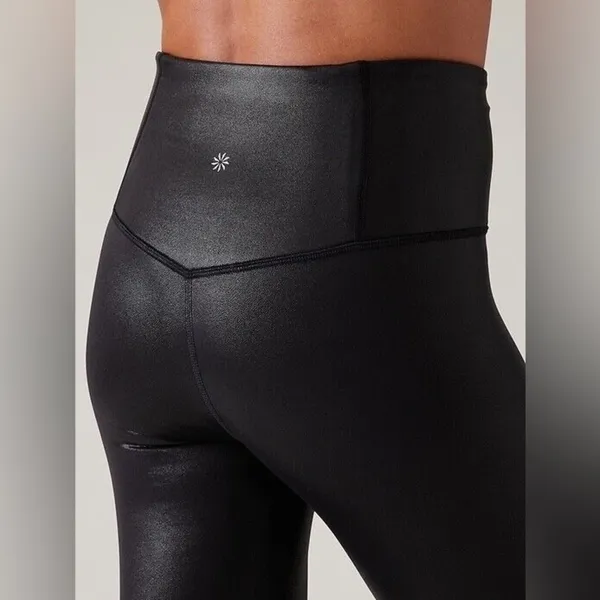 Athleta elation shine tight in black women’s size XS - Image 4