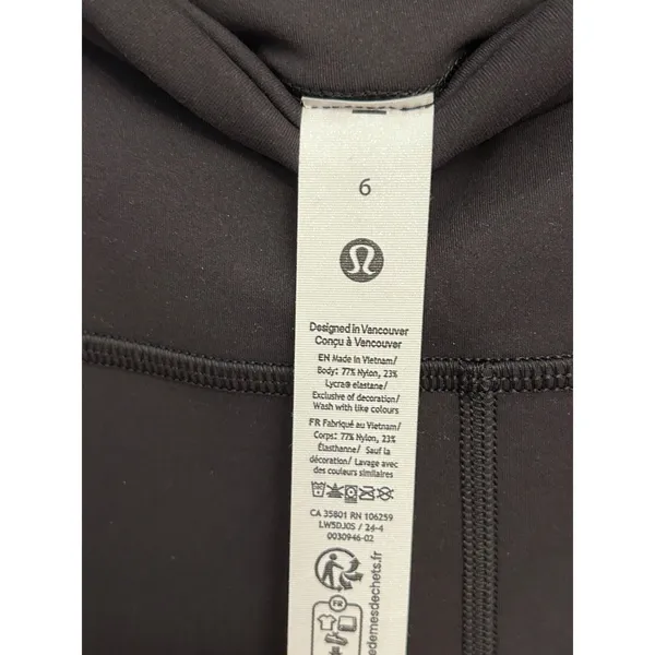 Lululemon Wunder Train Tights/leggings Black Size 6 28" NWT Authentic - Image 6