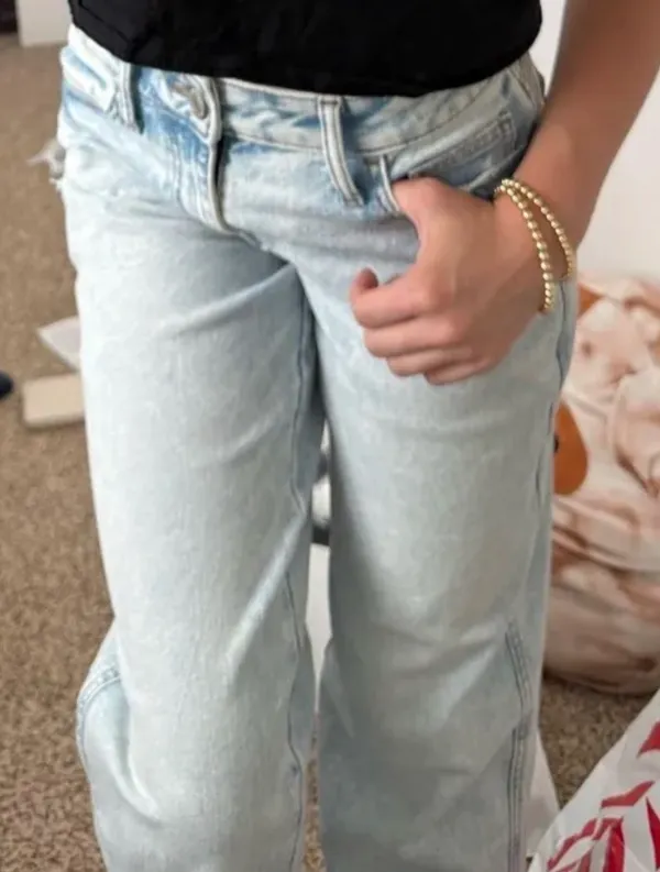 Light Blue Wash Jeans - Image 2