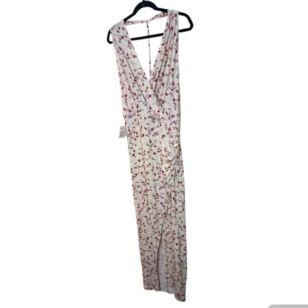 Free People Daria Graphic Maxi Dress in Ivory Combo Size L - Image 6