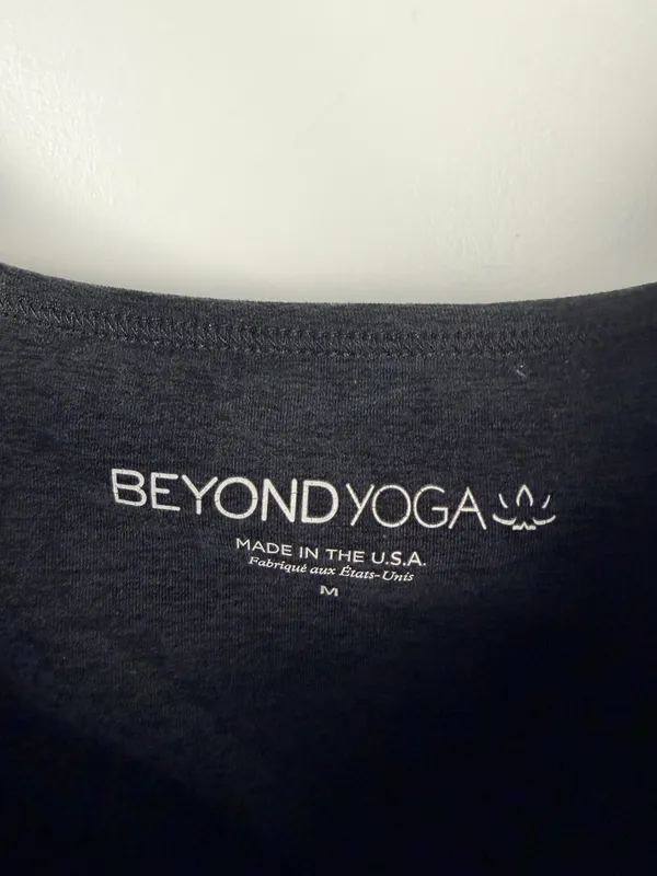 Beyond yoga Spacedye Uplevel Midi Jumpsuit in dark grey/black size medium - Image 2