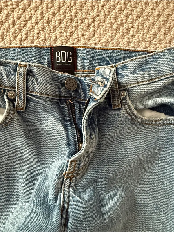 BDG Urban Outfitters Size 25 Women's Blue Denim Jeans NEW NWT Flared Bottoms - Image 5