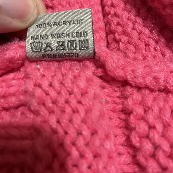 C.C Beanie Mixed Soft Yarn Ribbed Knit‎ Thick Warm Winter Hat Toboggan Pink - Image 6