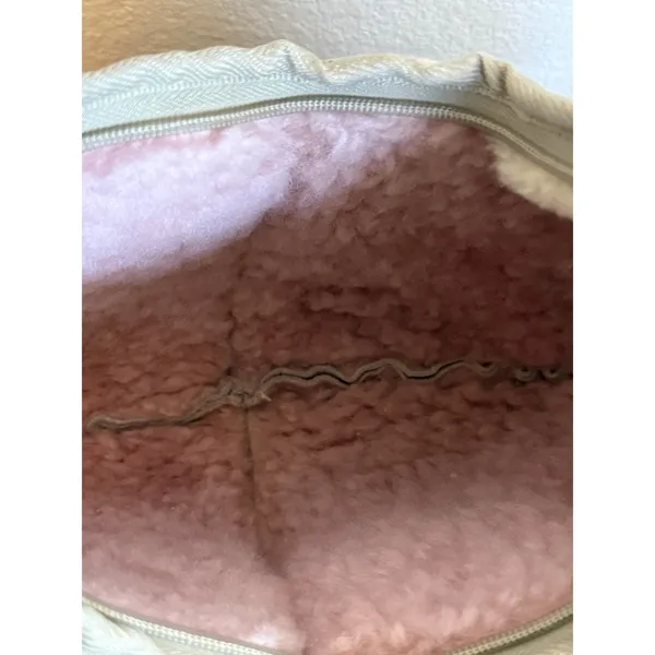 UGG Bag Purse Shoulder Handbag Pink‎ Tan Suede Shearling Malibu Boho Handbag - Image 7