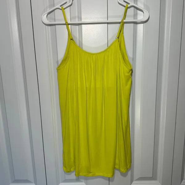 Victoria's Secret Fashions Best Kept Secret Bra Top M Chartreuse Shelf Bra Cami - Image 2
