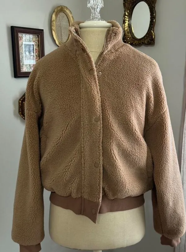 Woman’s Brown Teddy jacket  - Image 5