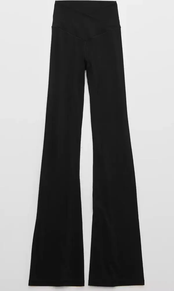 Aerie XS REGULAR OFFLINE High Waisted Crossover BUTTERSOFT FLARE LEGGING BNWTS - Image 6