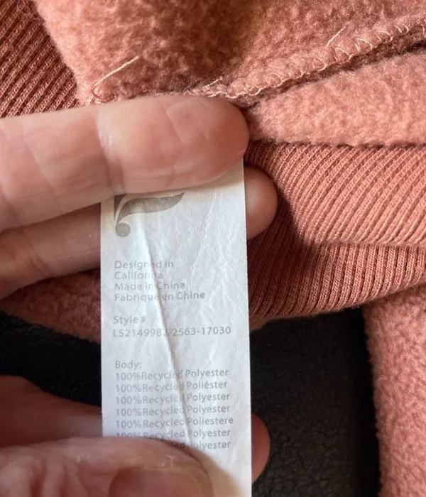 Fabletics crewneck sweatshirt Size S pumpkin spice color - Image 4